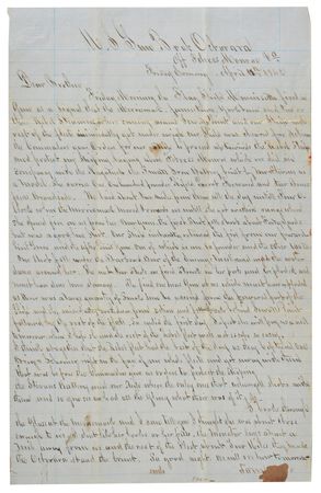 Lot #528 Civil War: Thomas Belknap Handwritten Letter Signed - Image 1
