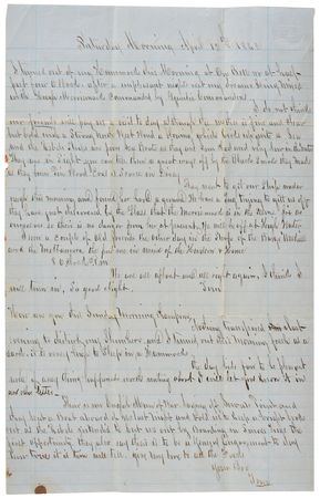 Lot #528 Civil War: Thomas Belknap Handwritten Letter Signed - Image 2