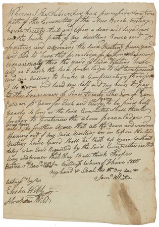 Lot #407 Thomas Hutchinson: Boston's New Brick Church - Image 4