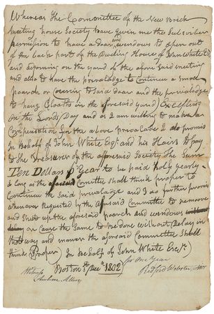 Lot #407 Thomas Hutchinson: Boston's New Brick Church - Image 5