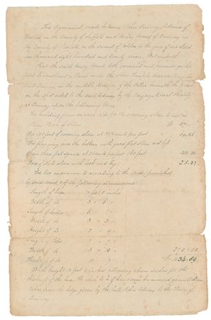Lot #13 John Quincy Adams Document Signed - Image 1