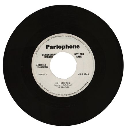 Lot #840 Beatles 45 RPM Demonstration Single for 'Love Me Do' - Image 2