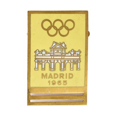 Lot #6073 Madrid 1965 International Olympic