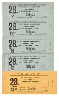 Lot #6067 Innsbruck 1964 Winter Olympics Ice