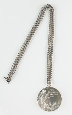 Lot #6095 Montreal 1976 Summer Olympics Silver Winner's Medal with Case - Image 3