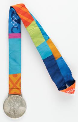 Lot #6163 Athens 2004 Summer Olympics Silver Winner's Medal - Image 3