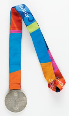 Lot #6163 Athens 2004 Summer Olympics Silver Winner's Medal - Image 4