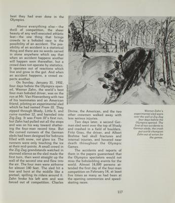 Lot #6028 Lake Placid 1932 Winter Olympics: Max Ludwig Original Sketch Signed - Image 3