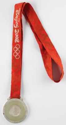 Lot #6166 Beijing 2008 Summer Olympics Silver Winner's Medal - Image 1