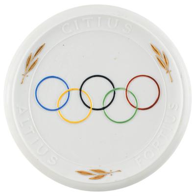 Lot #6058 Melbourne 1956 Summer Olympics Souvenir Ceramic Plaque - Image 2