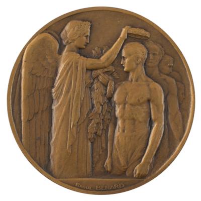 Lot #6021 Paris 1924 Summer Olympics Participation Medal - Image 1