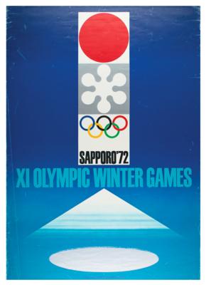 Lot #6084 Sapporo 1972 Winter Olympics Poster