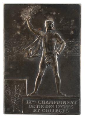 Lot #6004 Paris 1900 Olympics Silver Winner?s Medal for Shooting - Image 2