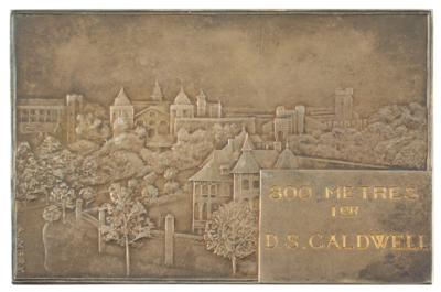 Lot #6016 Stockholm 1912 Olympic Gilt Silver Participant Plaquette Presented in Paris - Image 1