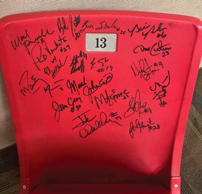 Lot #6111 Lake Placid 1980 Winter Olympics: 'Miracle on Ice' Team USA Signed Seat - Image 2