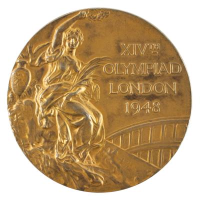 Lot #6049 London 1948 Summer Olympics Gold Winner's Medal - Image 1