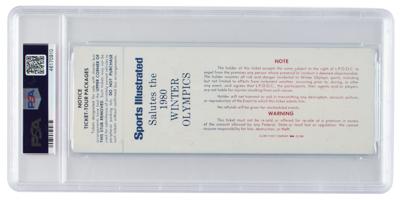 Lot #6106 Lake Placid 1980 Winter Olympics USA Hockey Ticket - Image 2