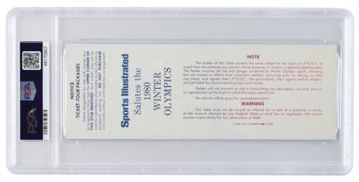 Lot #6107 Lake Placid 1980 Winter Olympics USA Hockey Ticket - Image 2