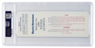 Lot #6109 Lake Placid 1980 Winter Olympics USA Hockey Ticket - Image 2