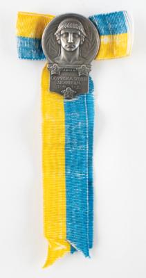 Lot #6017 Stockholm 1912 Olympics Official's Badge - Image 1