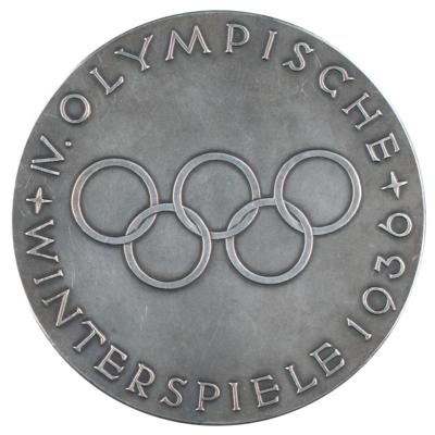 Lot #6036 Garmisch 1936 Winter Olympics Silver Winner's Medal - Image 2