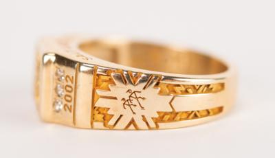 Lot #6161 Salt Lake City 2002 Winter Olympics 10K Gold Ring - Image 6