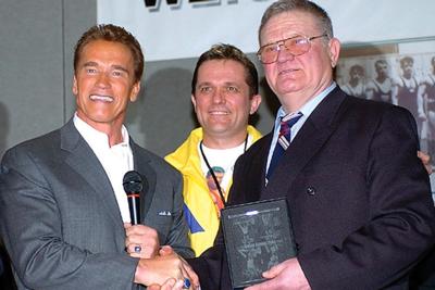 Lot #6145 Leonid Zhabotinsky's 2004 Arnold Classic Memorial Award - Image 3