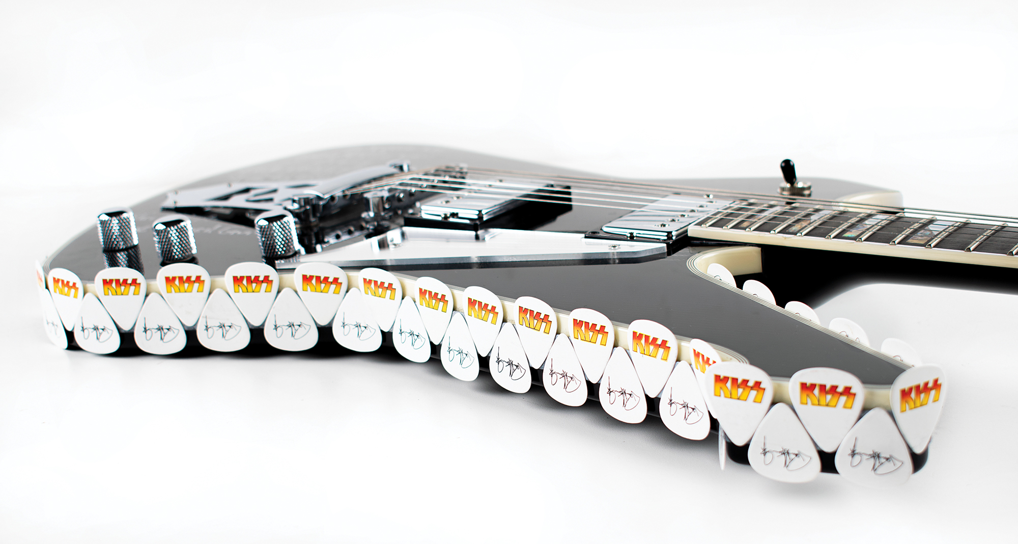 ギター silver tone ps ap 4 kiss paul stanley Silvertone Paul Stanley KISS Apocalypse Electric Guitar