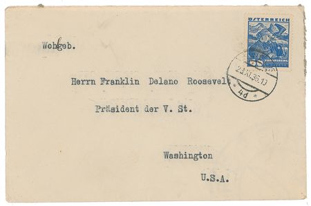 Lot #145 Franklin D. Roosevelt's Envelope - Image 1