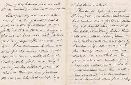 Lot #564 Oliver Wendell Holmes, Sr. Autograph Letter Signed - Image 2