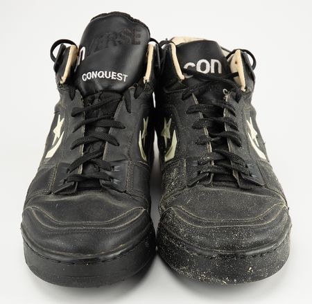 Lot #864 Larry Bird Game-Worn Converse Conquest Sneakers Game-Worn Sneakers - Image 3