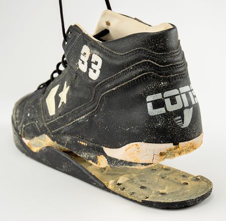 Lot #864 Larry Bird Game-Worn Converse Conquest Sneakers Game-Worn Sneakers - Image 5