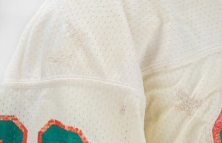 Lot #876 Jim Langer Game-Used Miami Dolphins Road Jersey - Image 3