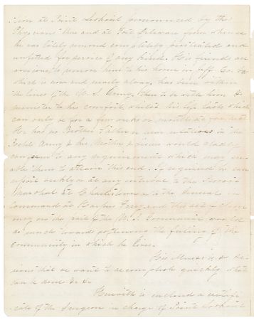 Lot #25 Abraham Lincoln: President Lincoln grants a captured and dying Confederate prisoner of war to 