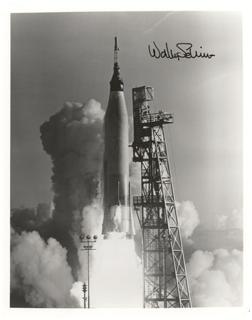Lot #460 Wally Schirra (2) Signed Photographs - Image 2