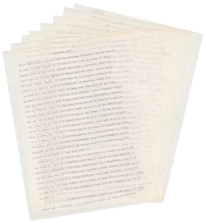 Lot #465 Deke Slayton Signed Typescript Souvenir - Image 1