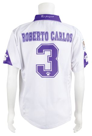 Lot #991 Soccer: Roberto Carlos Jersey - Image 2