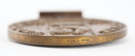 Lot #825 Pathe Films Bronze 50th Anniversary Medallion - Image 3