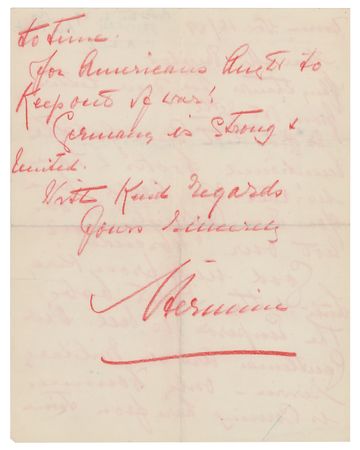 Lot #321 Princess Hermine Reuss of Greiz: 