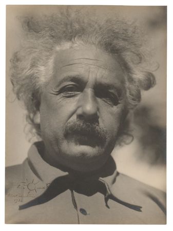 Lot #190 Albert Einstein Signed Photograph - Image 1