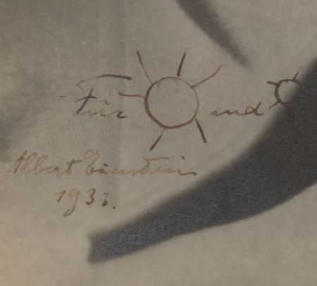 Lot #190 Albert Einstein Signed Photograph - Image 2