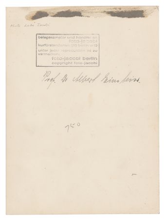 Lot #190 Albert Einstein Signed Photograph - Image 3