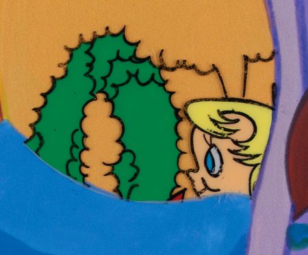 Lot #520 Cindy-Lou Who production cel and drawing from How the Grinch Stole Christmas! Signed by Chuck Jones Production Cel and Drawing - Image 3