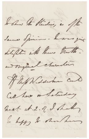 Lot #496 Edwin Landseer Autograph Letter Signed - Image 2