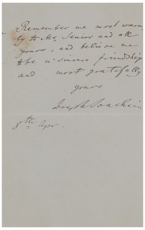 Lot #632 Joseph Joachim: 