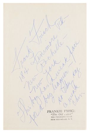 Lot #947 Frank Frisch (4) Signed Books - Image 3