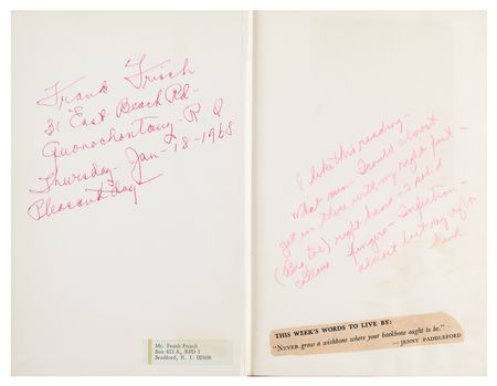 Lot #947 Frank Frisch (4) Signed Books - Image 5