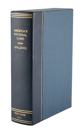 Lot #889 Albert G. Spalding and Abner Doubleday Signed First Edition of America's National Game - Image 4
