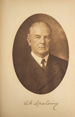 Lot #889 Albert G. Spalding and Abner Doubleday Signed First Edition of America's National Game - Image 6