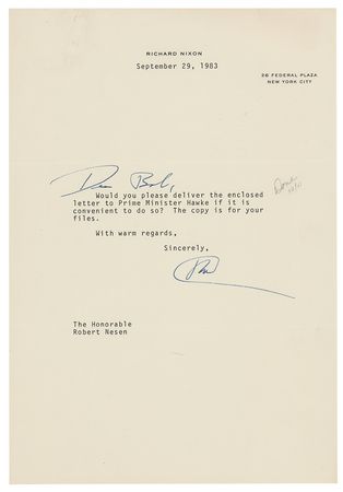 Lot #125 Richard Nixon Typed Letter Signed - Image 1
